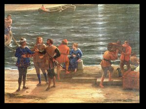 Ulisse restituisce Criseide a suo padre da Claude Lorrain